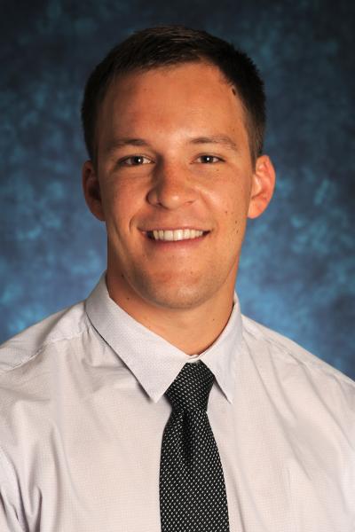 This is a head and shoulders photo of Andrew Giesler, New Mexico State University civil engineering senior.