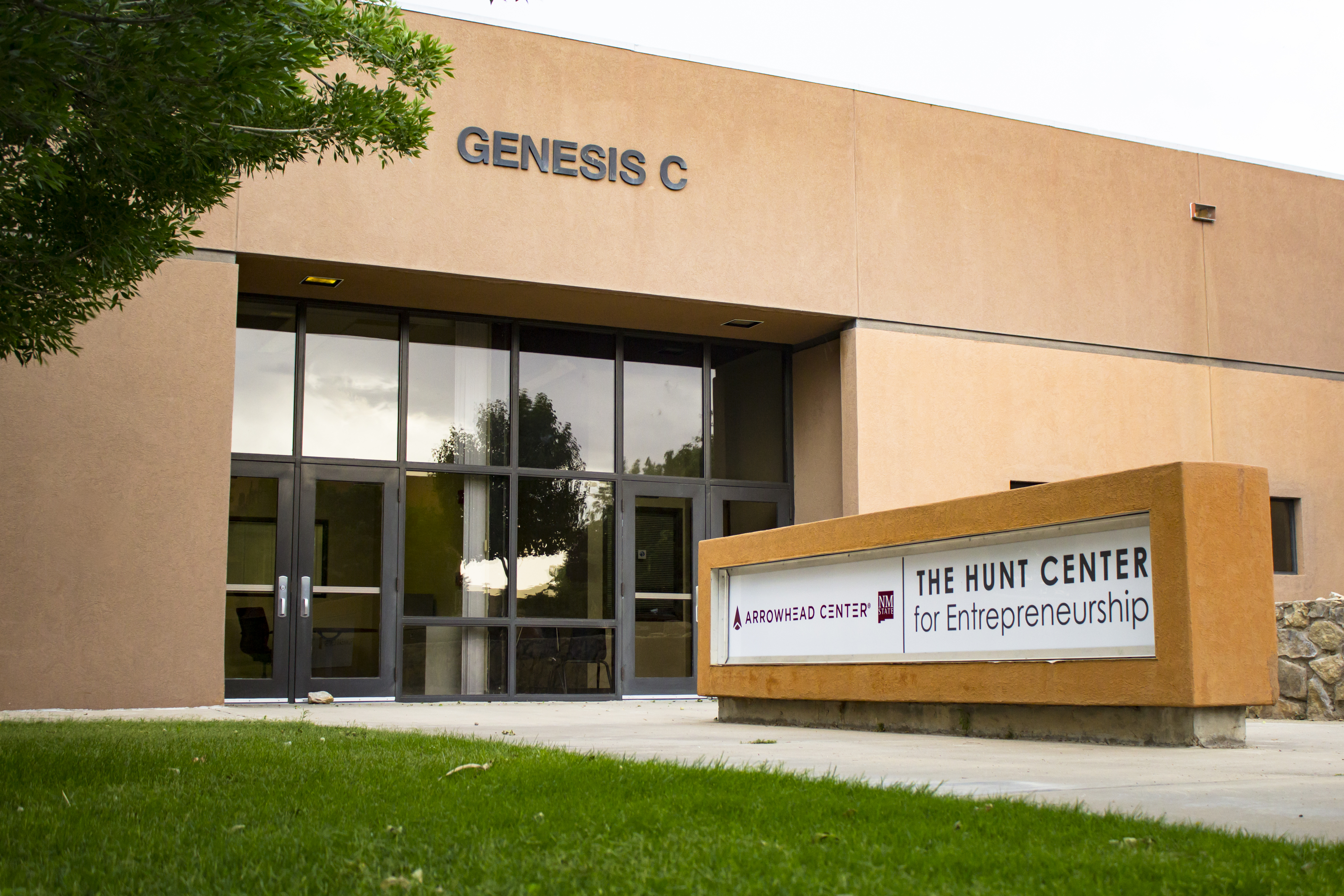 Exterior shot of Arrowhead Center building