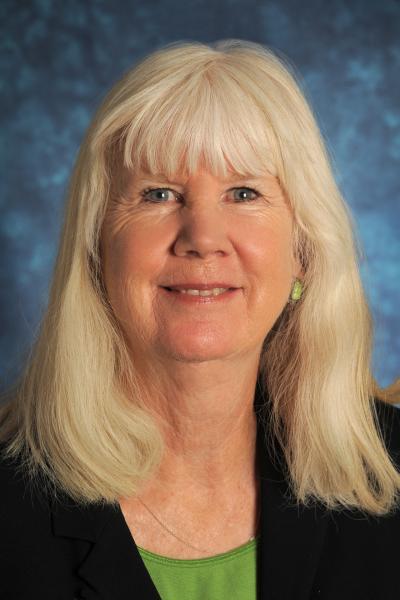 head shot of blonde woman