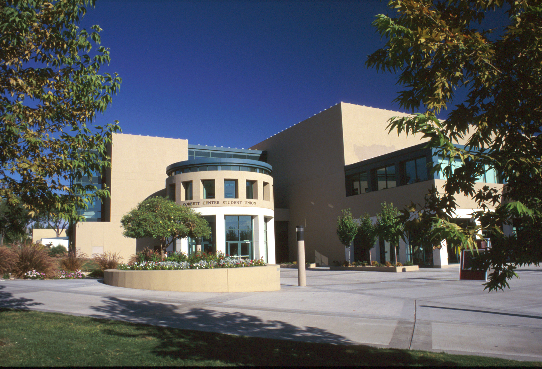 Externior shot of Corbett Center