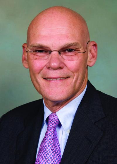 Headshot of James Carville