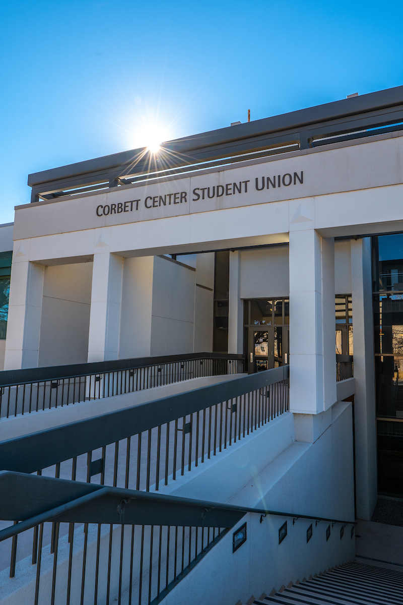 Corbett Center Student Union exterior  