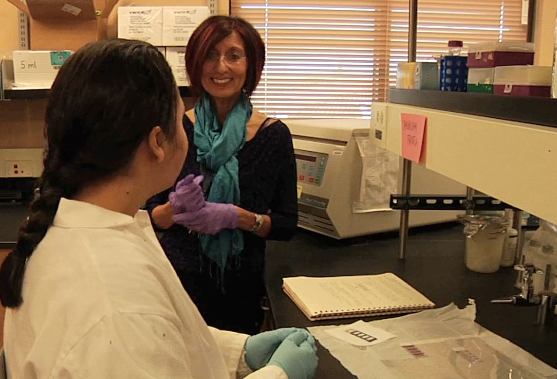 woman in lab 